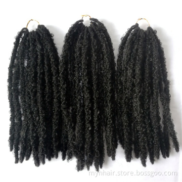 Synthetic Hair Crochet Braiding Hair Weaving 14 inch Short Synthetic Weave Style Pack Hair Curl Light and soft dirty braids